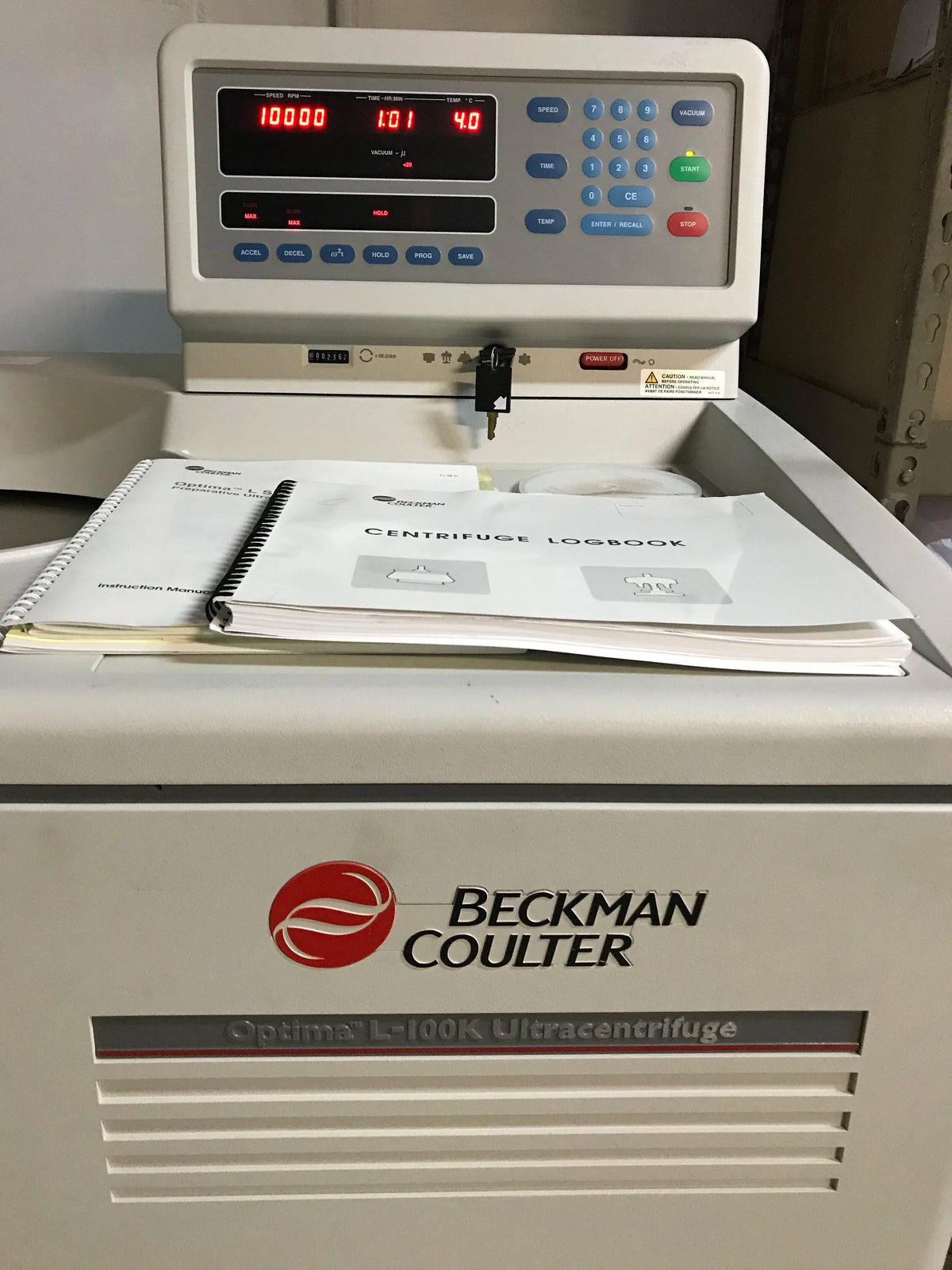 Beckman Coulter Optima L-100K ultracentrifuge