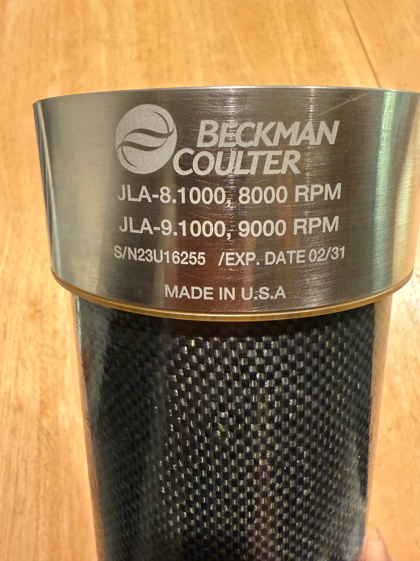 Beckman Coulter J-LITE JLA-8.1000 Fixed-Angle Rotor (INSPECTED)