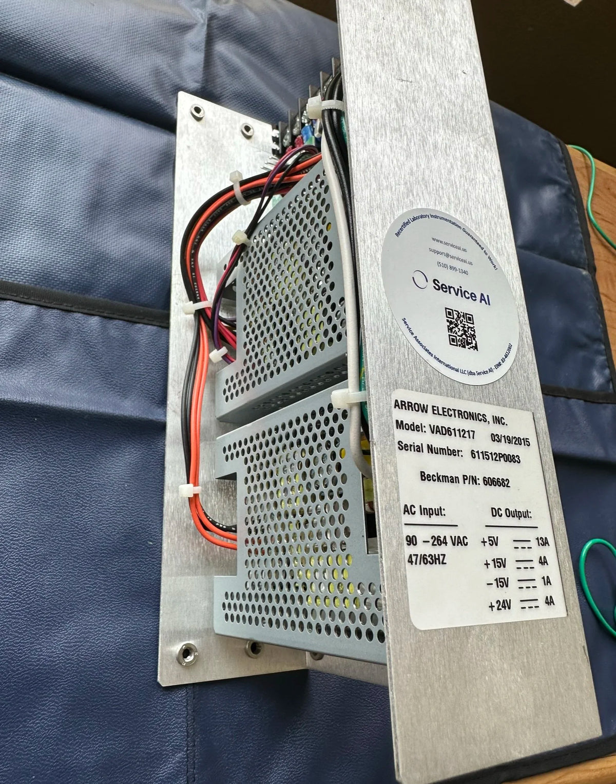 Beckman LS6500 Main P.S. Assembly, (+5,15,+24) - Newer Version
