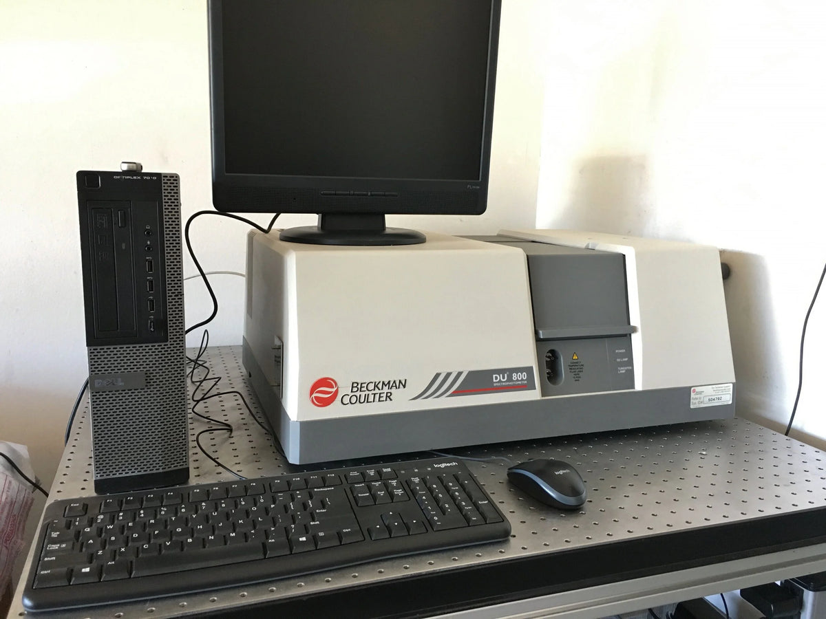 DU 800 spectrophotometer with Windows 10 PRO, 64 bit Desktop (Recertified)