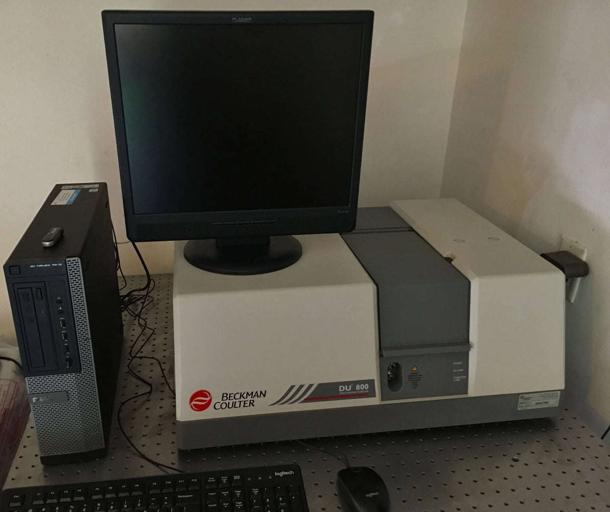 DU 800 spectrophotometer with Windows 10 PRO, 64 bit Desktop (Recertified)