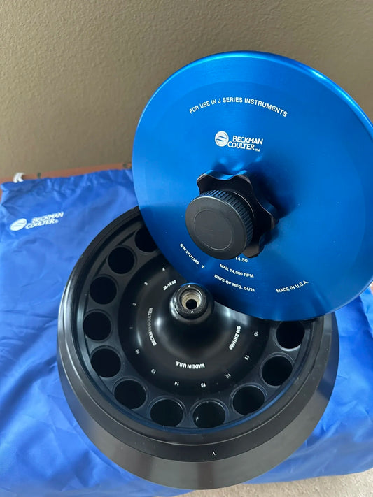 Beckman Coulter JA-14.50 rotor assembly, biosafe (with dual-locking lid) - INSPECTED