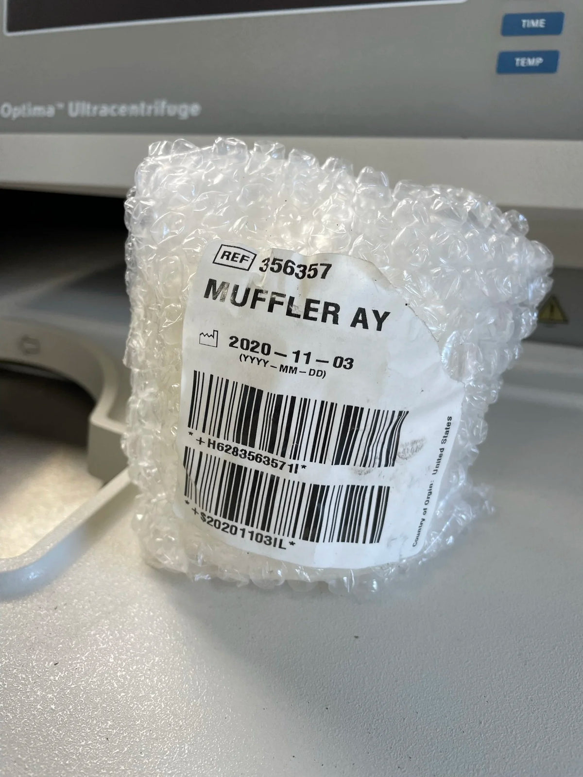Filter Assembly, Vacuum Pump; PN. 356357 (NEW)