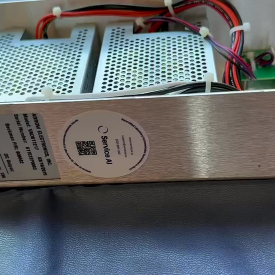 Bench test with narration: AC and DC voltage checks on the LS6500 main power supply (newer version)