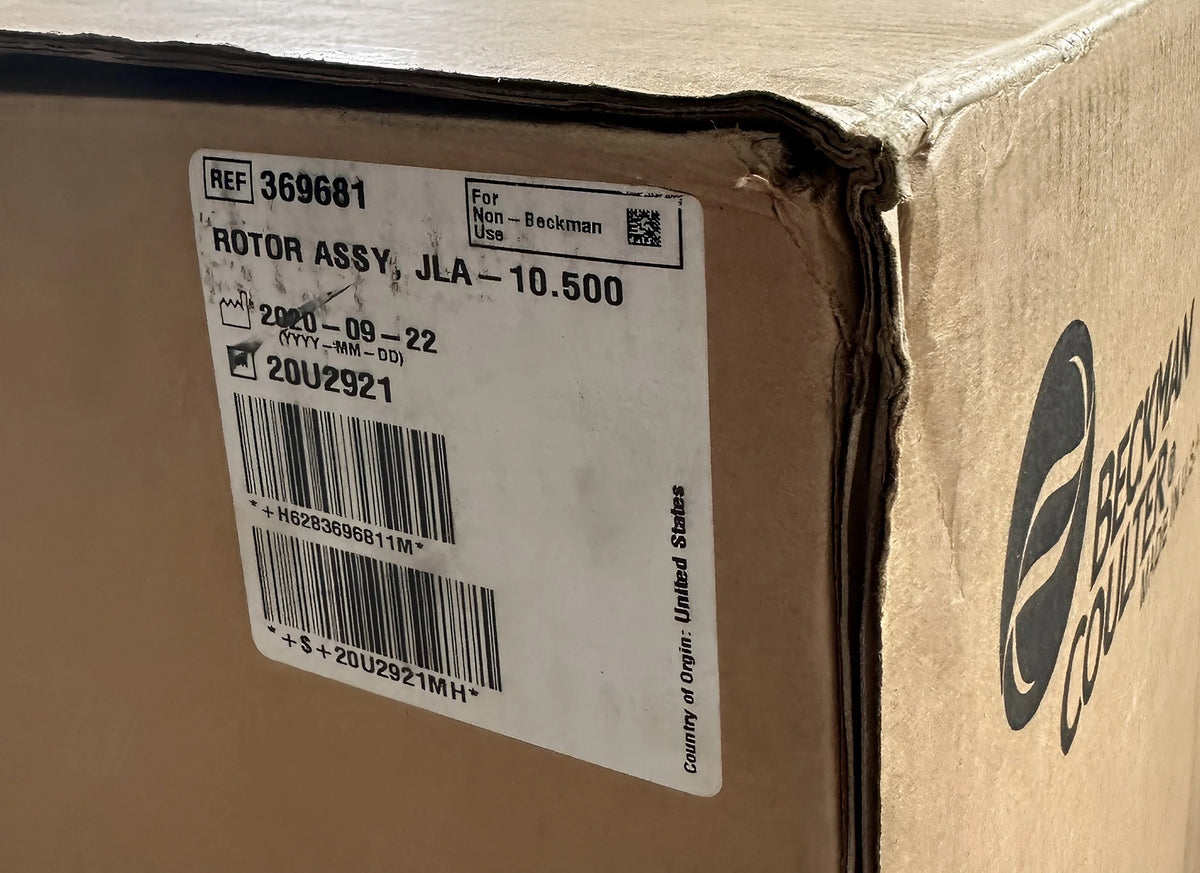 Beckman Coulter JLA-10.500. Fixed-Angle Rotor - NEW & UNUSED